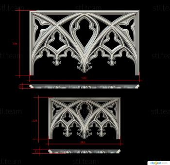 3D model Gothic arches (STL)