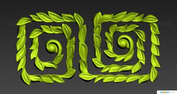 3D модель Лабиринт из листьев (STL)