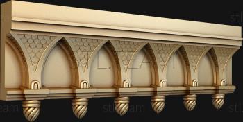 3D модель Остроконечные арки (STL)