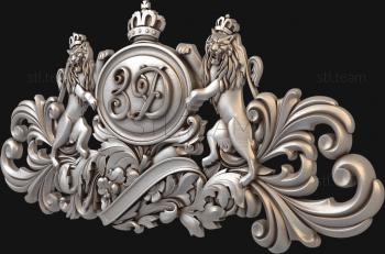 3D model Russian Coat of Arms (STL)