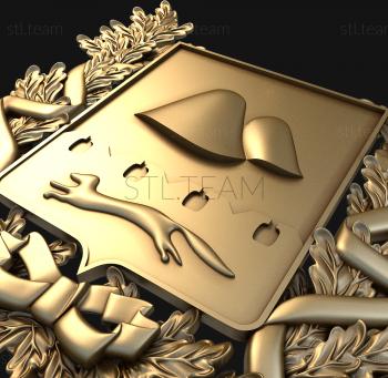 3D model Coat of Arms of the hills (STL)