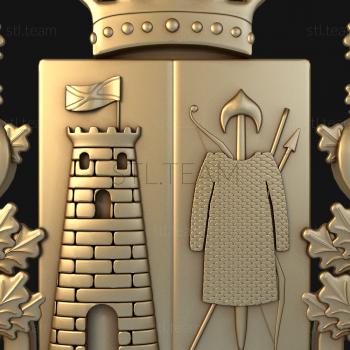 3D model Coat of arms of Rostov-on-Don (STL)