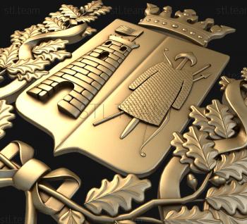 3D model Coat of arms of Rostov-on-Don (STL)