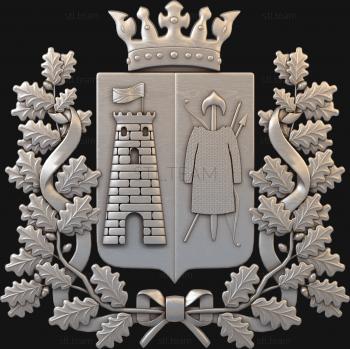 3D model Coat of arms of Rostov-on-Don (STL)