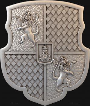 3D model Lion Shield (STL)
