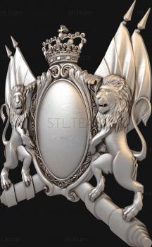 3D model Standard bearers Lions (STL)