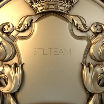 3D model Frame of foliage and crown (STL)