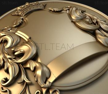 3D model Frame of foliage and crown (STL)