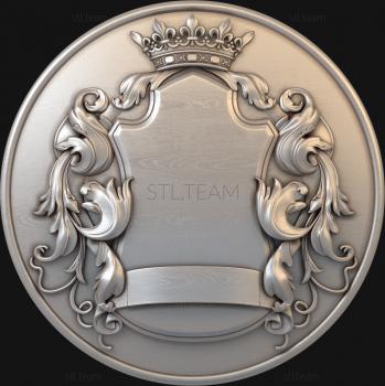 3D model Frame of foliage and crown (STL)
