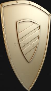 3D model Shield with shield (STL)
