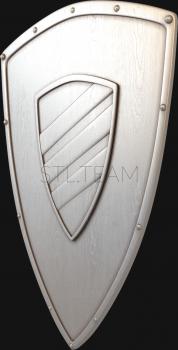 3D model Shield with shield (STL)