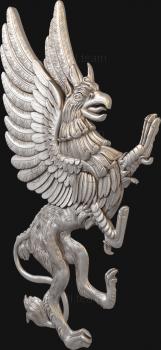 3D model Heraldic griffin (STL)