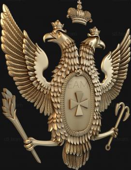 3D model Eagle, hook and brush (STL)