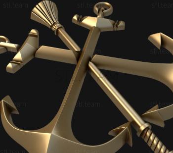 3D model Anchors and kisten (STL)