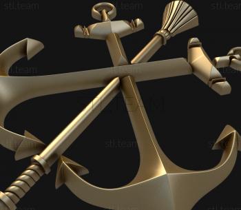 3D model Anchors and kisten (STL)