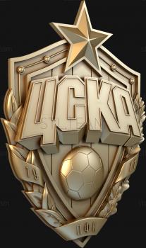 3D model CSKA Coat of Arms (STL)