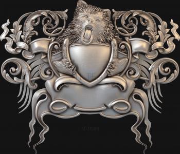 3D model Roaring grizzly (STL)