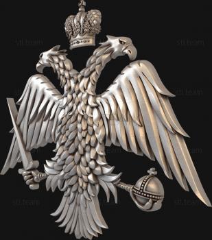 3D model Eagle with sword and power (STL)