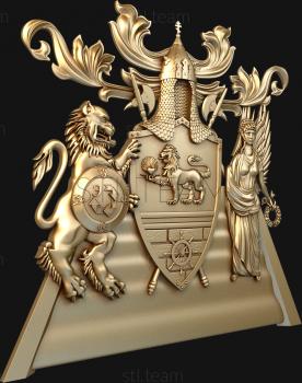 3D model Generic coat of arms (STL)