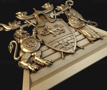 3D model Generic coat of arms (STL)