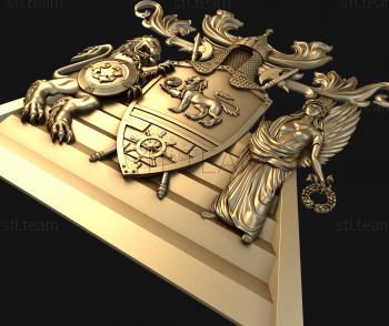 3D model Generic coat of arms (STL)