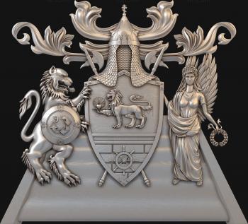 3D model Generic coat of arms (STL)