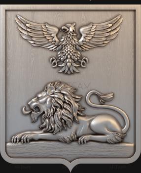 3D model Eagle and lion (STL)