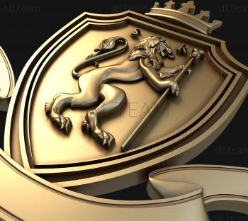 3D model Lion Ruler (STL)