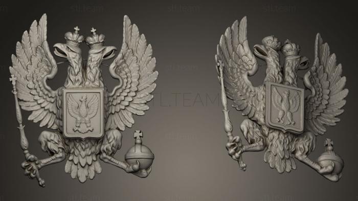 3D model The national emblem of the Kingdom of Poland (STL)