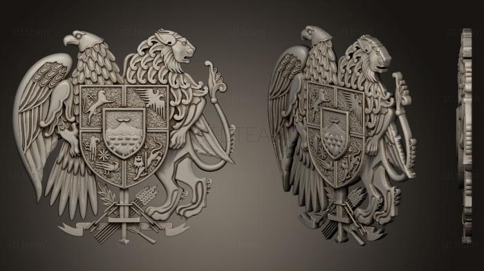 3D model Coat Of Arms Of Armenia (STL)