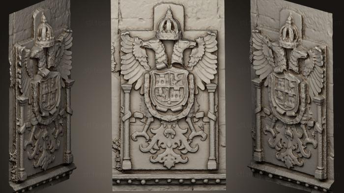 3D model Coat of arms of Charles V (STL)