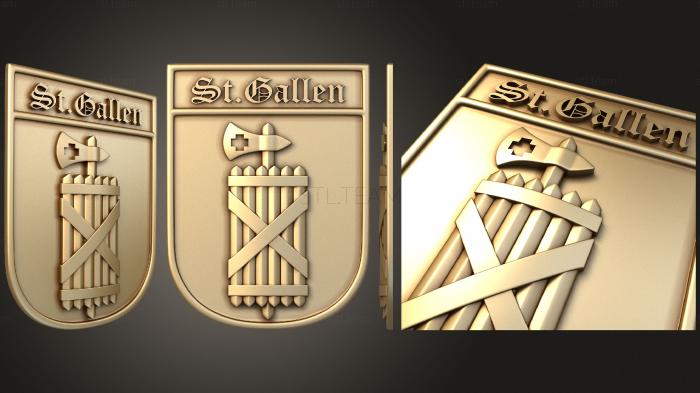 Гербы Coat of arms St.Gallen