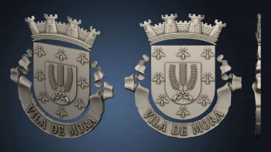 3D model Coat of arms of VILA DE MORA (STL)