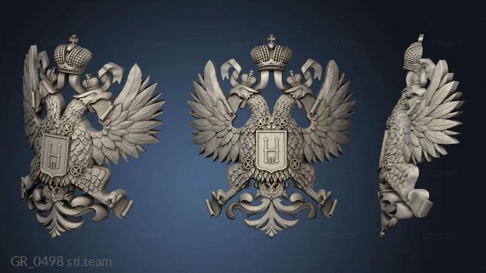 3D model Coat of arms on the stem (STL)