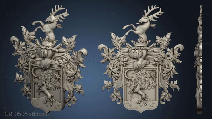 Coat of arms with deer