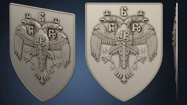 3D model Byzantine heraldry (STL)