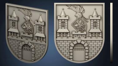 3D model Coat of arms of Zelenogursk (STL)