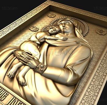 3D модель Божия Матерь «Взыскание Погибших» (STL)