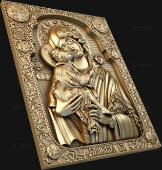 3D model Donskaya Mother of God (STL)