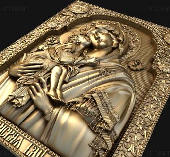 3D model Donskaya Mother of God (STL)