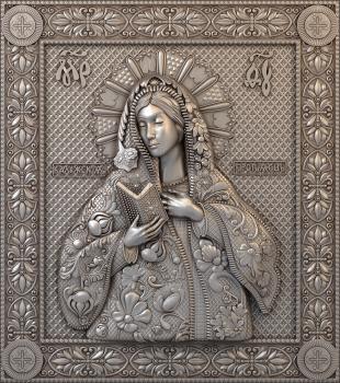 3D model Icon of the Mother of God Kaluga (STL)