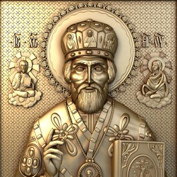 3D model St. Nicholas the Wonderworker (STL)