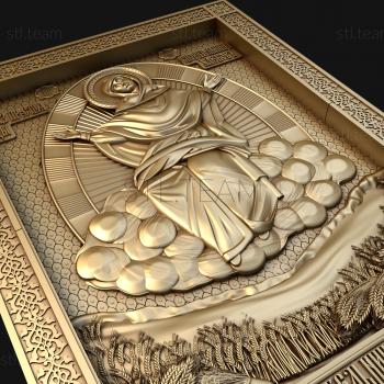 3D модель Божья Матерь Спорительница хлебов (STL)