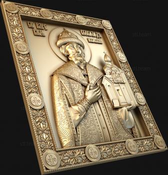 3D model Holy Blessed Prince Vsevolod of Pskov (STL)