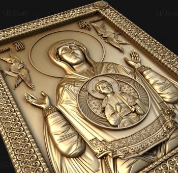 3D model Mother of God of the Sign (STL)