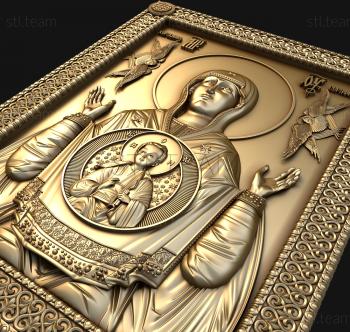 3D модель Икона Божией Матери Знамение (STL)