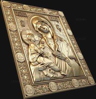 3D model Grebenskaya icon of the Mother God (STL)