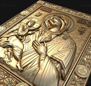 3D модель Гребенская икона Божией Матери (STL)