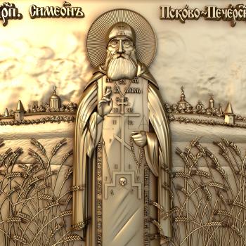 3D model Saint Reverend Simeon of Pskov-Pechersk (STL)