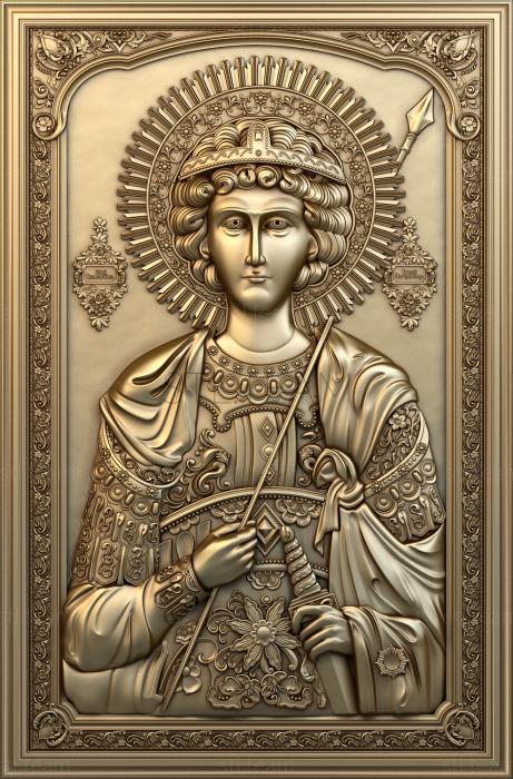 3D модель Святой Великомученик Целитель Пантелеимон (STL)